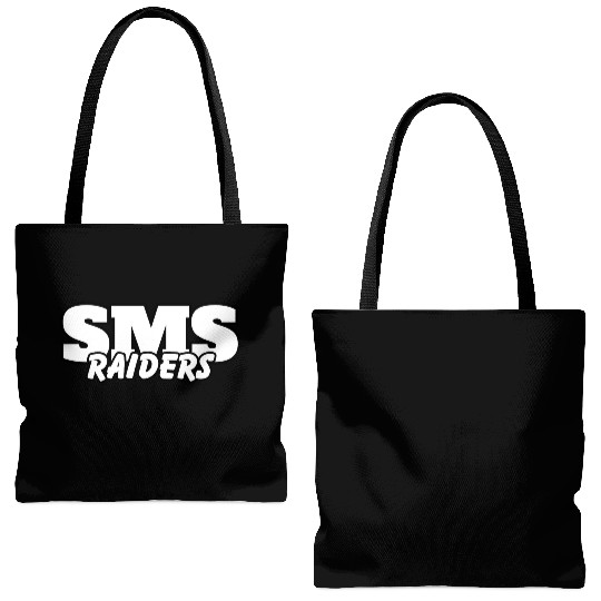 SMS Raider spirit wear and game day wear Tote Bags (AOP)