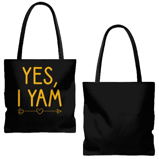 She s My Sweet Potato Yes I Yam Couple s Matching Tote Bags (AOP)