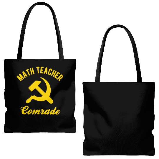 Communist Math Teacher Math Teacher Comrades Tote Bags (AOP)
