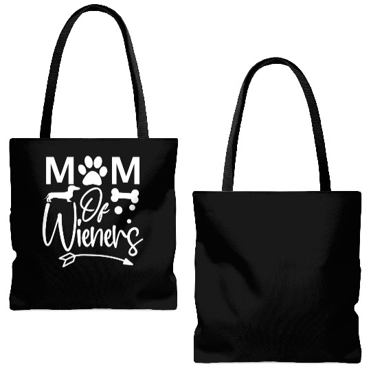 Dog Lover Gift Mom Of Wieners Dachshunds Tote Bags (AOP)
