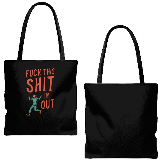 Fuck this shit 5 x5400 Tote Bags (AOP)