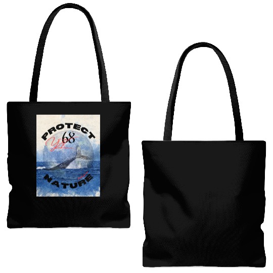 protect nature Tote Bags (AOP)