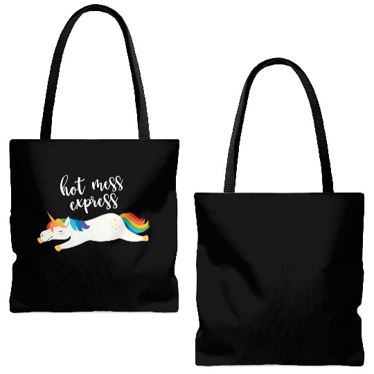Hot Mess Express Magical Unicorn Tote Bags (AOP)