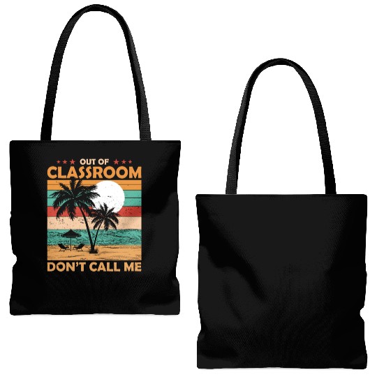Teacher Retirement Out Of Classroom Retired Tote Bags (AOP)