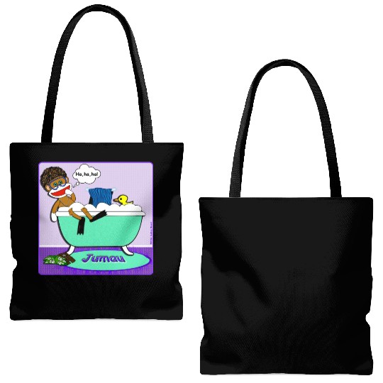 Jumau the Sock Monkey Tote Bags (AOP)