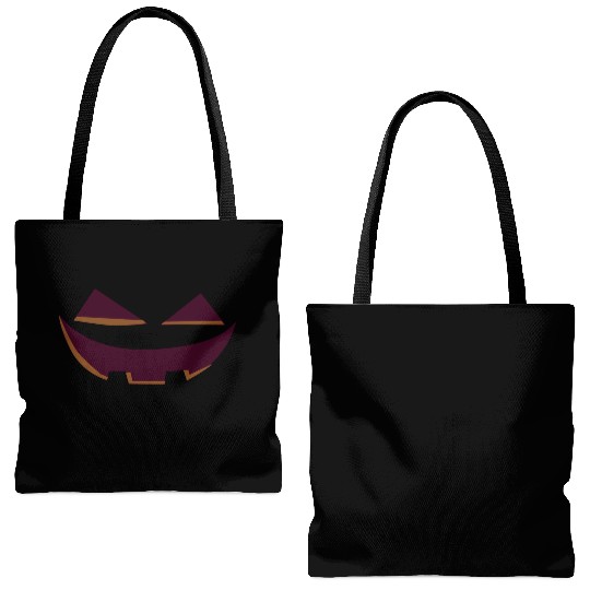 Halloween face in blood Red 3d Tote Bags (AOP)