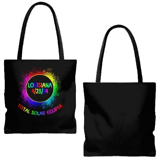 Total Solar Eclipse Louisiana 4/28/24 Kids Eclipse Tote Bags (AOP)
