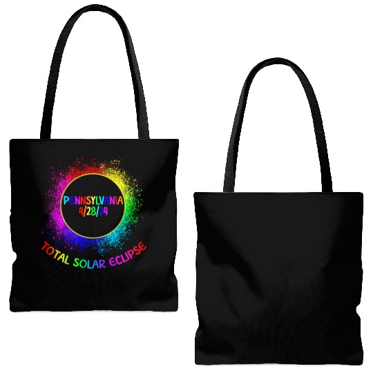 Total Solar Eclipse Pennsylvania 4/28/24 Kids Tote Bags (AOP)
