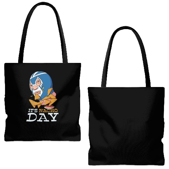 Mexican Wrestling Wrestler Lucha Libre Mask Mexico Tote Bags (AOP)