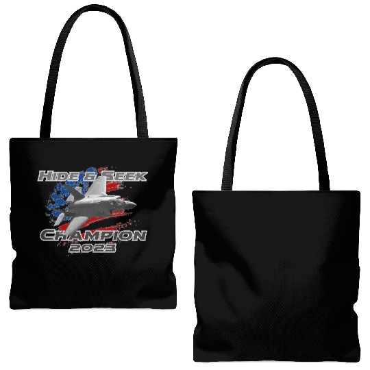 F-35 Hide and Seek Champion Tote Bags (AOP)