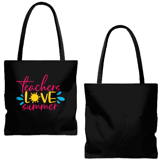 Teacher Love Summer Tote Bags (AOP)