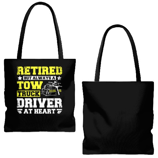 Retired but always a tow truck driver at heart Tote Bags (AOP)
