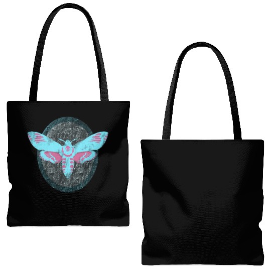 Framed Death's Head Hawk Moth Tote Bags (AOP)