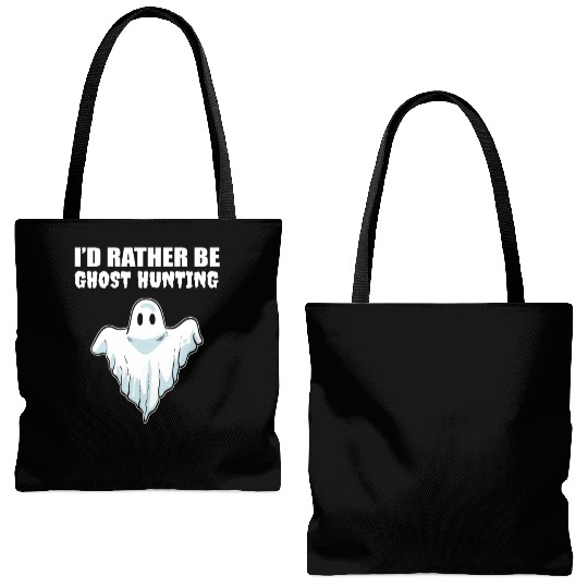 Rather Ghost Hunting Halloween Master Gift Tote Bags (AOP)