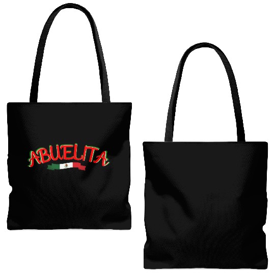 Viva Abuelita! Viva Mexico! Tote Bags (AOP)
