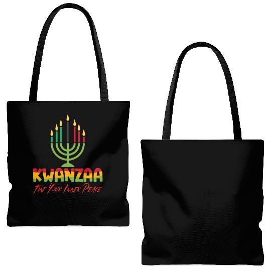 Celebrate Kwanzaa, Embrace your Inner Peace Tote Bags (AOP)