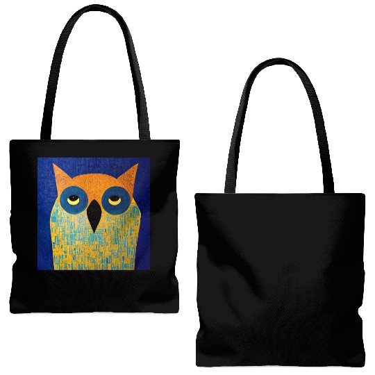 Mod Owl: Bored Owl Tote Bags (AOP)