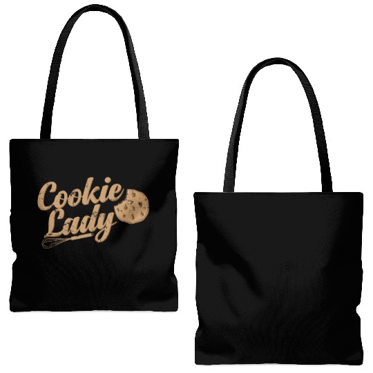 Cookie Lady Confectioner Cake Tote Bags (AOP)