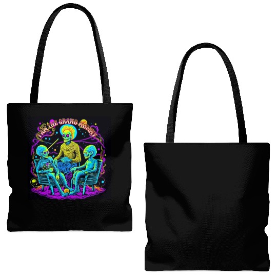 I'm The Grand Mummy Tote Bags (AOP)