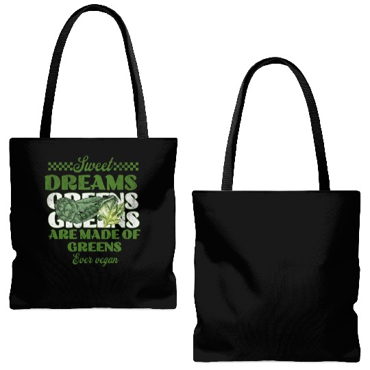 Vegan lover Eat Plants Tote Bags (AOP)
