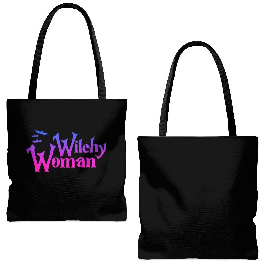Witchy Woman Tote Bags (AOP)