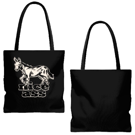 Nice Ass ©WhiteTigerLLC.Com LIKE US ON FACEBOOK Tote Bags (AOP)