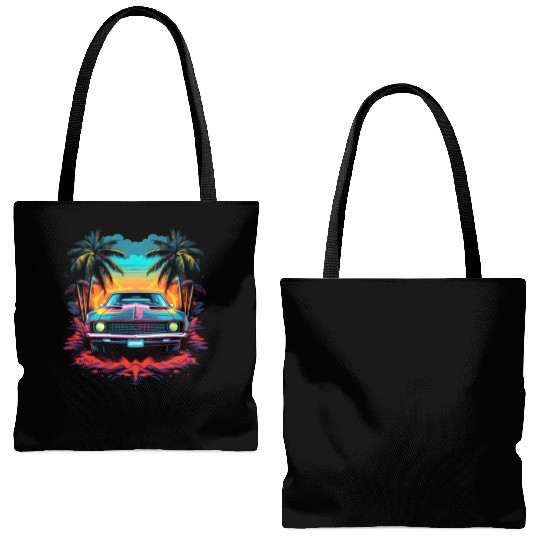 Exotic Camaro Z28 Tote Bags (AOP)