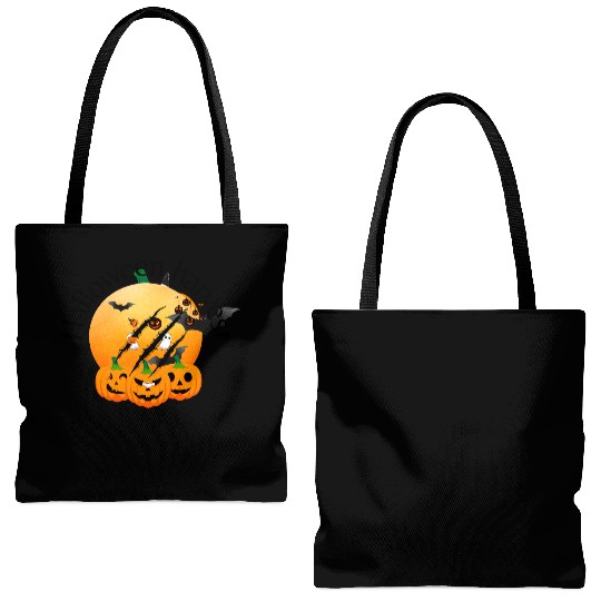Halloween Harvest Be Courageous Tote Bags (AOP)