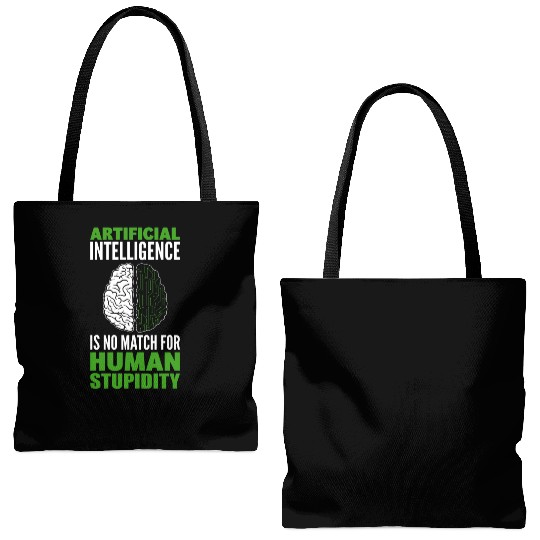 Data Robot AI Computer Science Machine Learning Tote Bags (AOP)