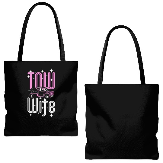 Tow wife, Tow truck drivers wife Tote Bags (AOP)