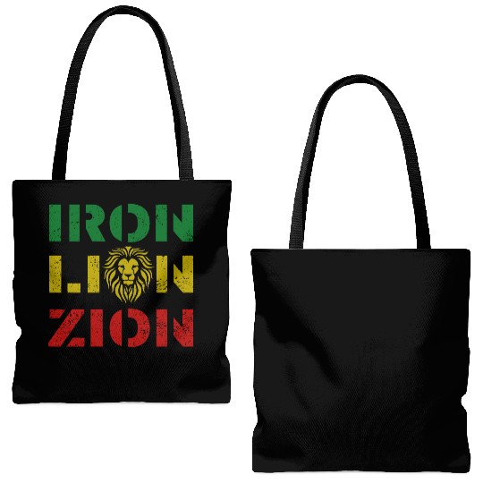 iron lion zion Tote Bags (AOP)