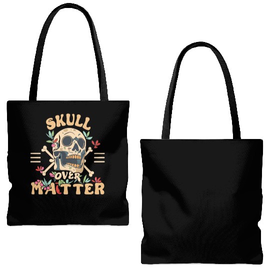 Totenkopf Skull Skulls Totenschädel Spruch Tote Bags (AOP)