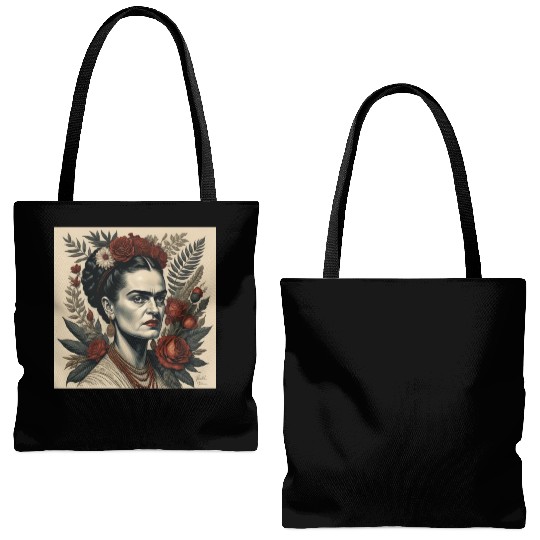 frida khalos Mug,Frida Khalo flower mug Tote Bags (AOP)