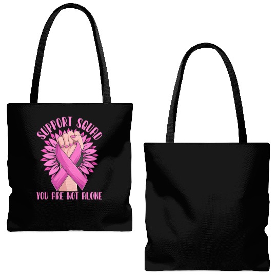 Support Squad You Are Not Alone Tote Bags (AOP)