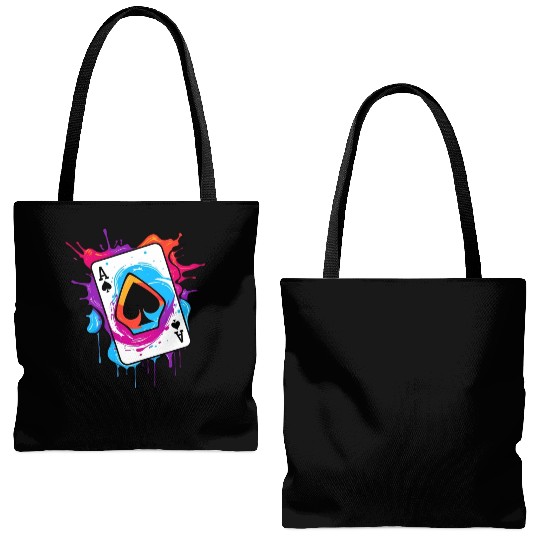 Ace Of Spades Tote Bags (AOP)