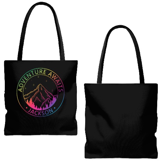 Jackson Jackson Hole Valley Wyoming Usa Adventure Tote Bags (AOP)