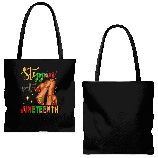 Black History juneteenth freeish Tote Bags (AOP)