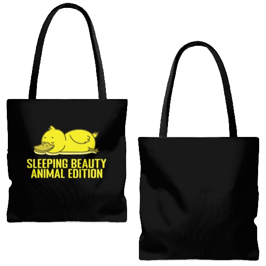 Sleeping Beauty, Animal Edition Pajamas Tote Bags (AOP)