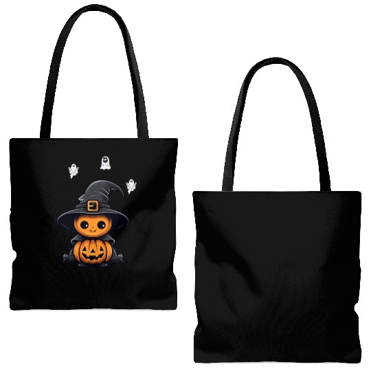"Spooky Halloween Fashion for Women and Kids" Tote Bags (AOP)
