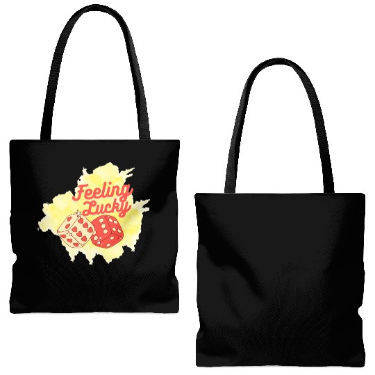 Feeling lucky Tote Bags (AOP)