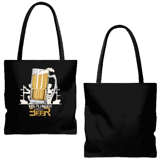 I LOVE BEER Tote Bags (AOP)