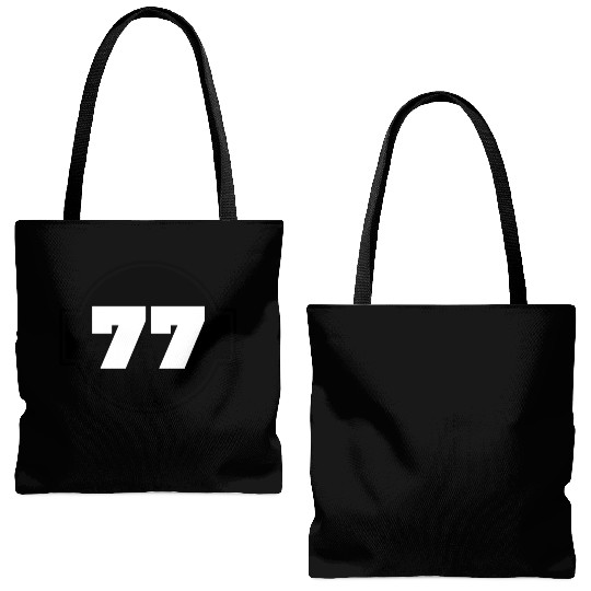 Congratulations 77 Years - Number Seventy-Seven Tote Bags (AOP)
