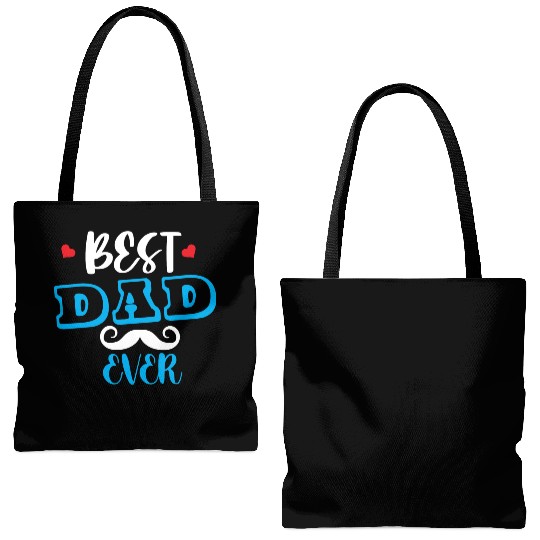 Best dad ever Tote Bags (AOP)