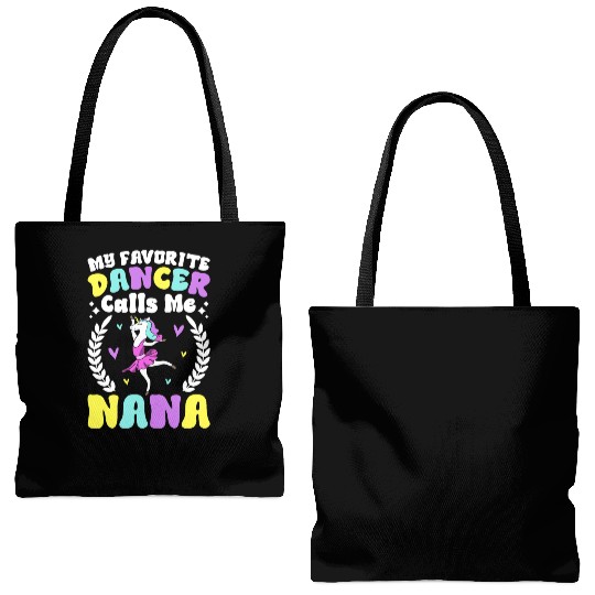 Ballet Dance Ballerina Tote Bags (AOP)