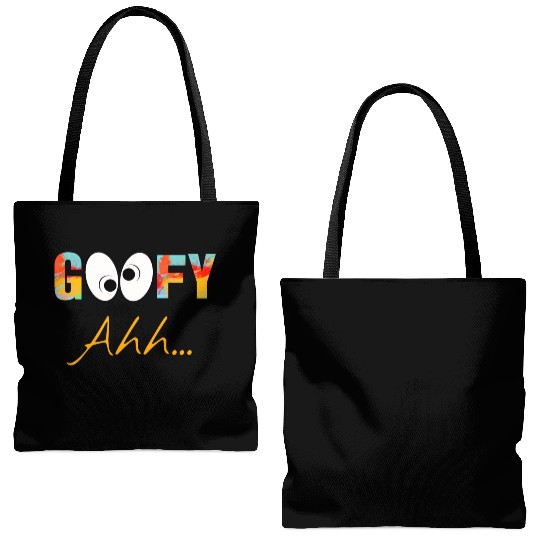 Funny GooFy Ahh Tote Bags (AOP)