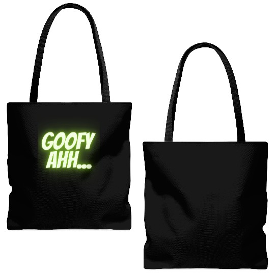 Gooeey Green Goofy Ahh Tote Bags (AOP)