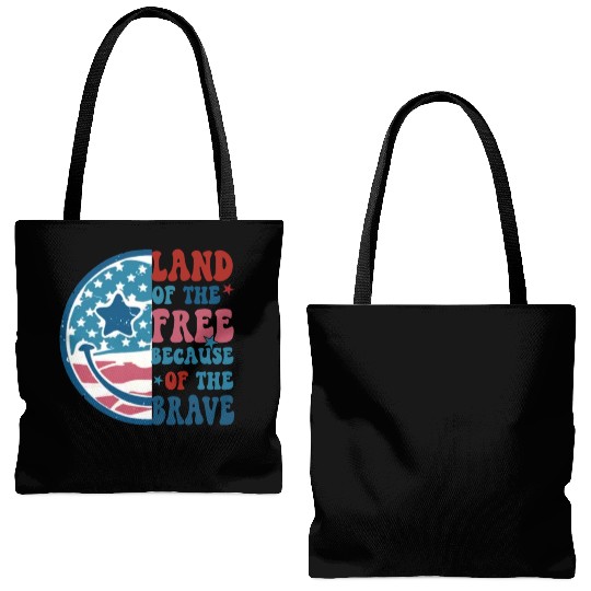 Land of the free Tote Bags (AOP)