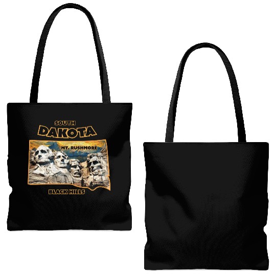 South Dakota - Mount Rushmore Tote Bags (AOP)