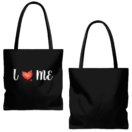 I Love Me Valentine s Day Tote Bags (AOP)