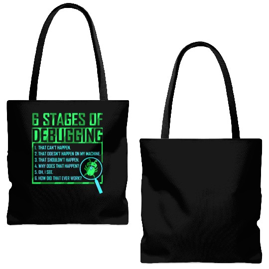 Programmer Funny Gift for Software Developers Tote Bags (AOP)